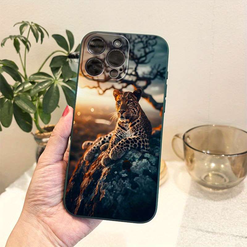 1Pc Blue For iPhone 14 Plus African Savanna Phone Case