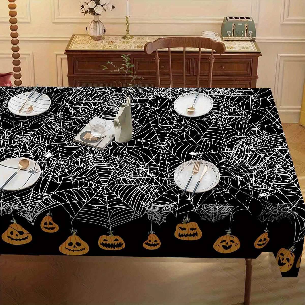 Halloween tablecloth decoration size 150x150cm