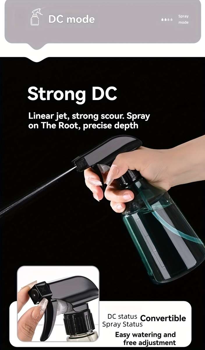 500ml Transparent Plastic Pressure Sprayer