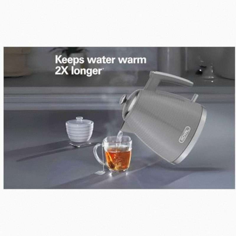 7Lt Valencia Collection Electric Grey Kettle Silicone