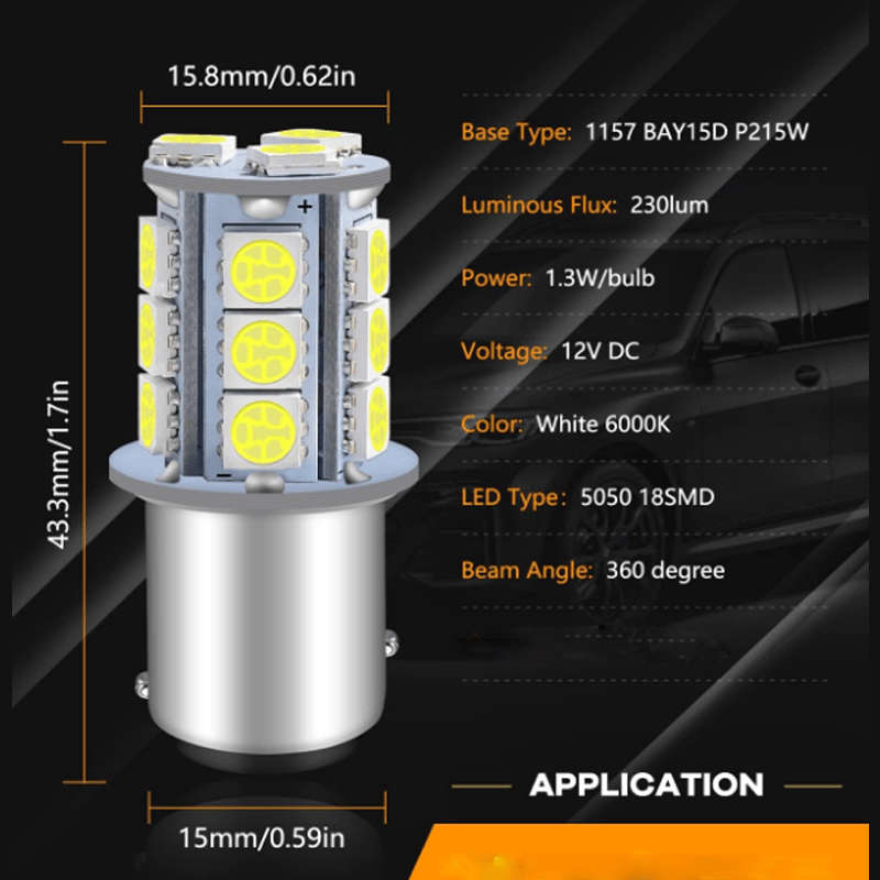 Car Lights Color White Quantity 10Pcs