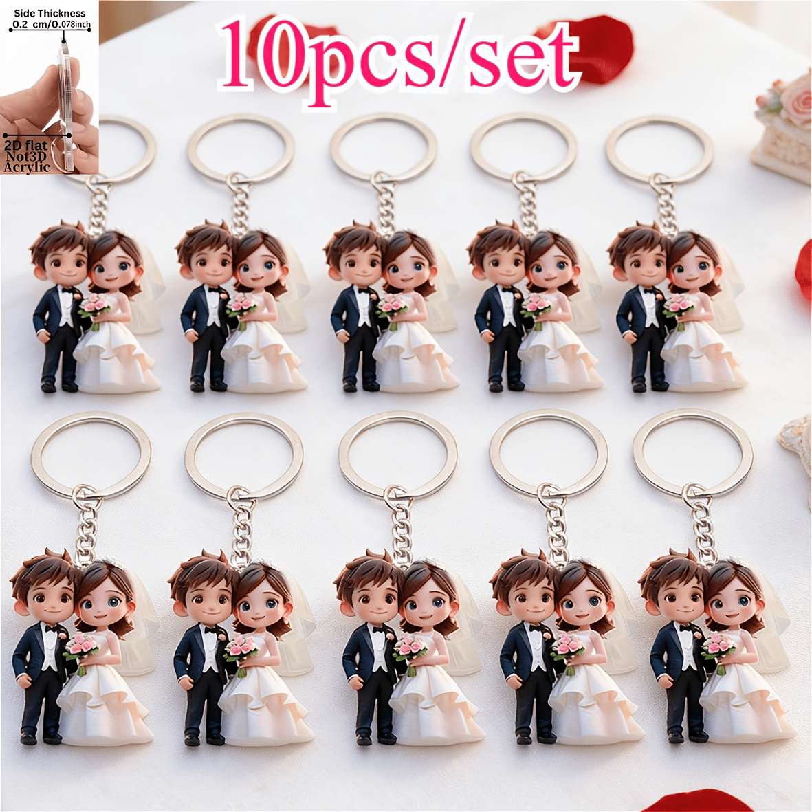 Wedding Supplies Quantity 10 Pcs