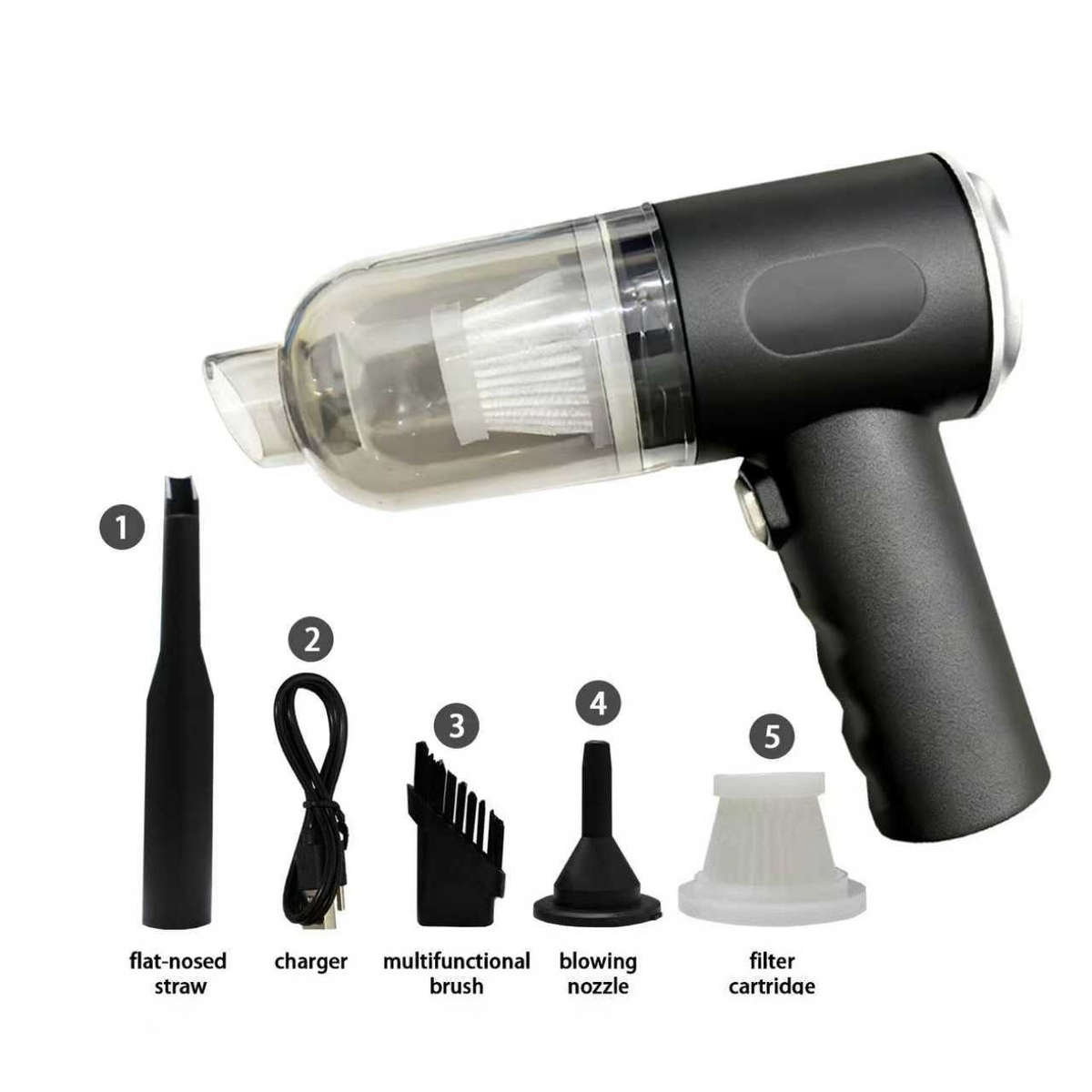 Vacuum Cleaner Color Black Filter Barrel 1