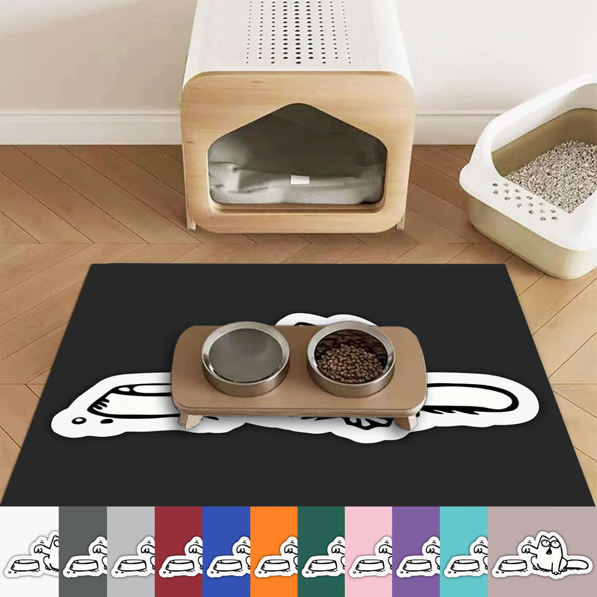 Pet supplies color C    Dark Gray size 50x 80cm
