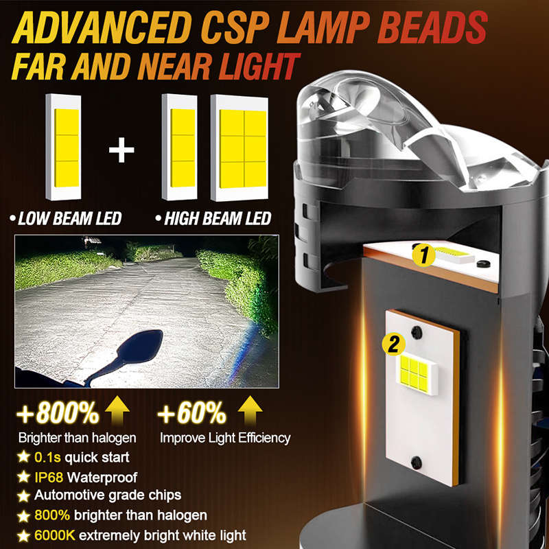 Car Lights Model H4 Quantity 2Pcs