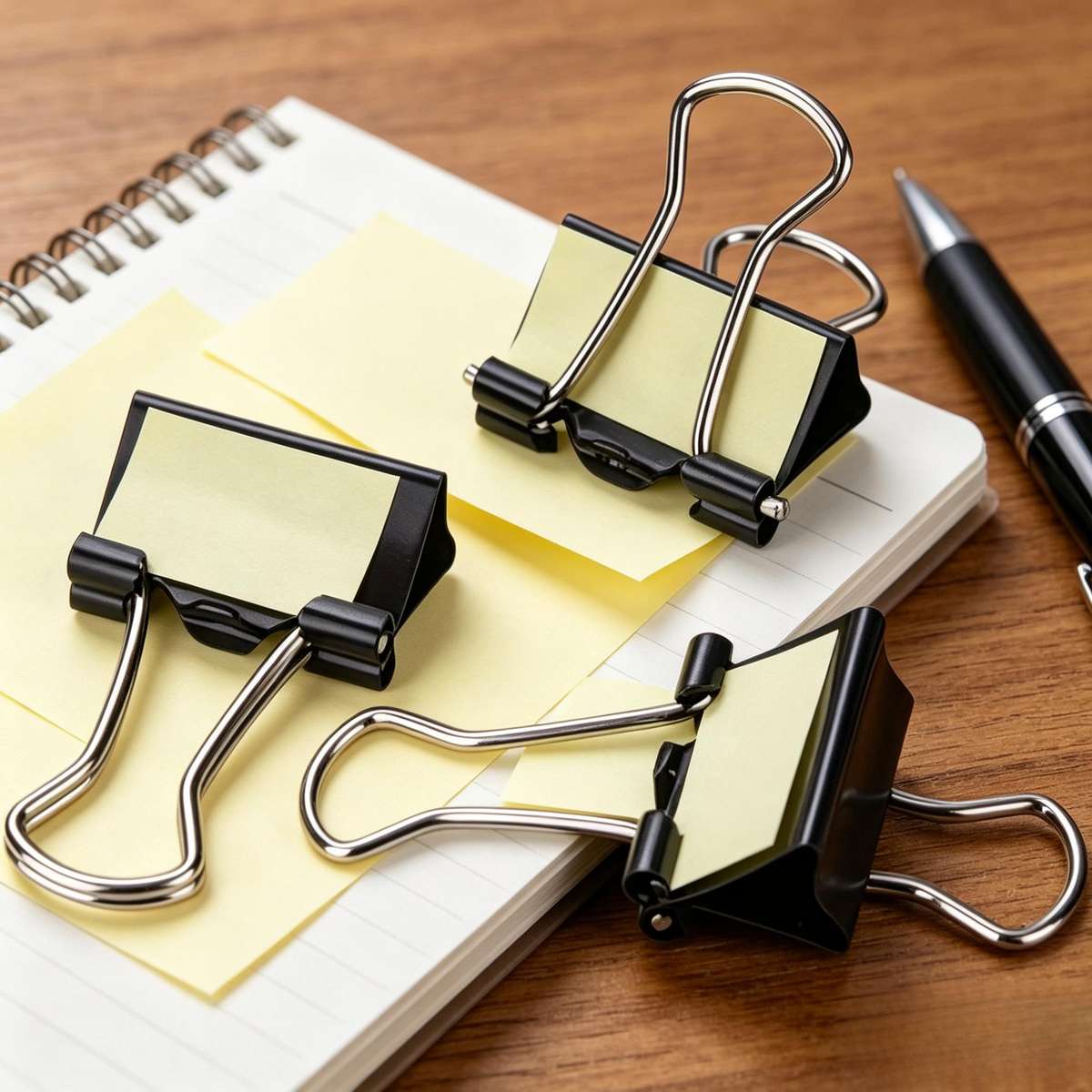 Clip Black Long Tail Clips 25Mm 30 Pieces