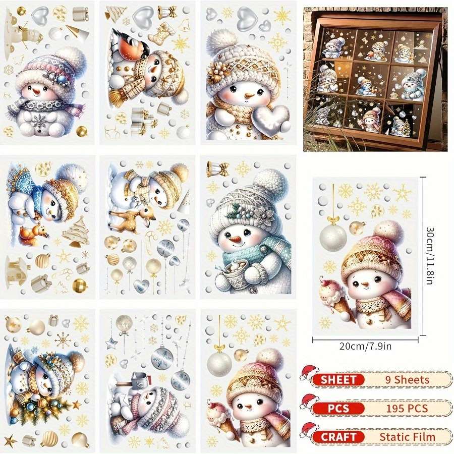 Christmas Decorations Quantity 195Pcs
