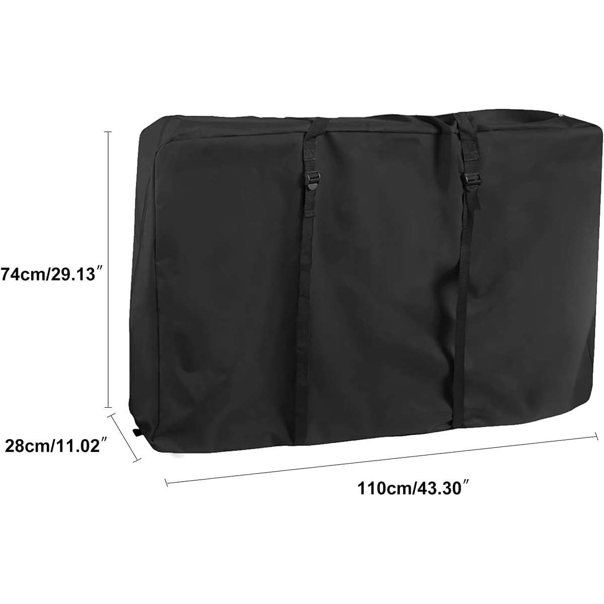 Storage Bag Color Black With Buckle Quantity3Pcs