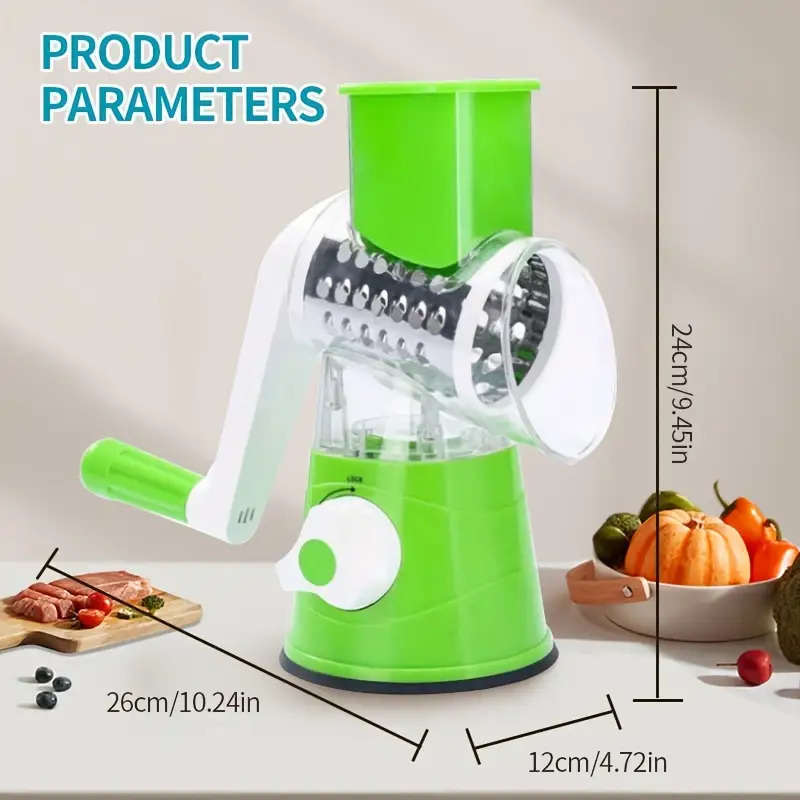 Peelercolor 3 In 1 Vegetable Cutter-Red