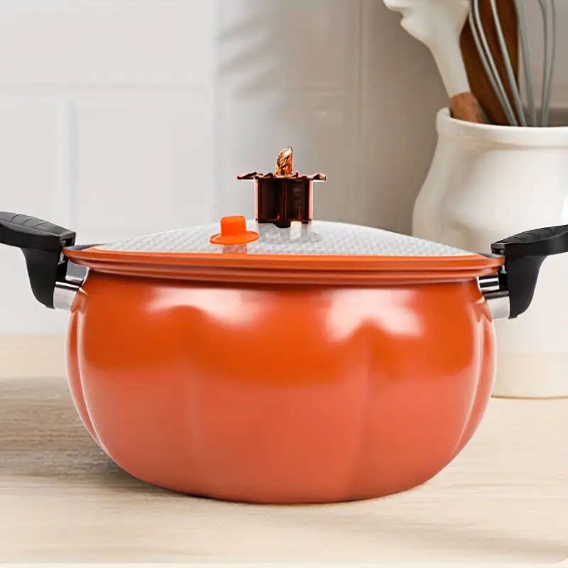 2-Piece Pumpkin-Shaped Aluminum Cookware Set