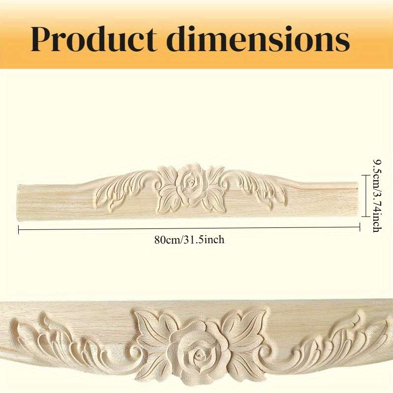 Skirting Board 80*9.5Cm31.5*3.7In Quantity