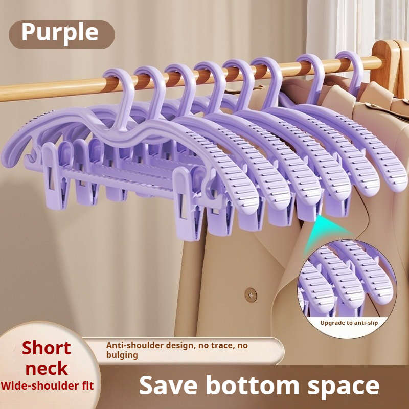 Clothes Rack Purple Size 5Pcspack