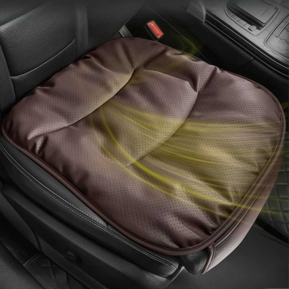 Car Seat Cushion Gray Quantity Square Mat*2