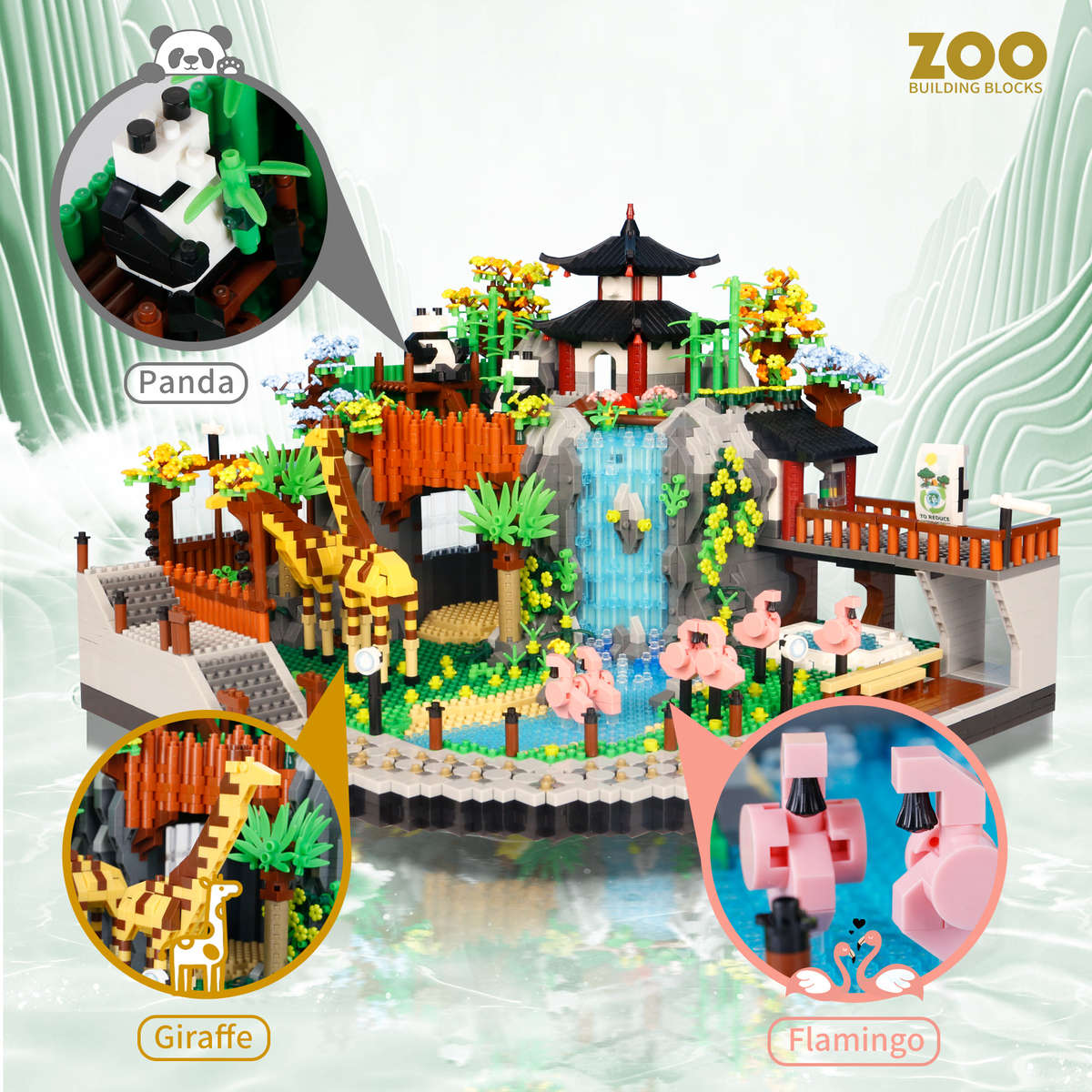 3600Pcs Princess Castle Building Blocks