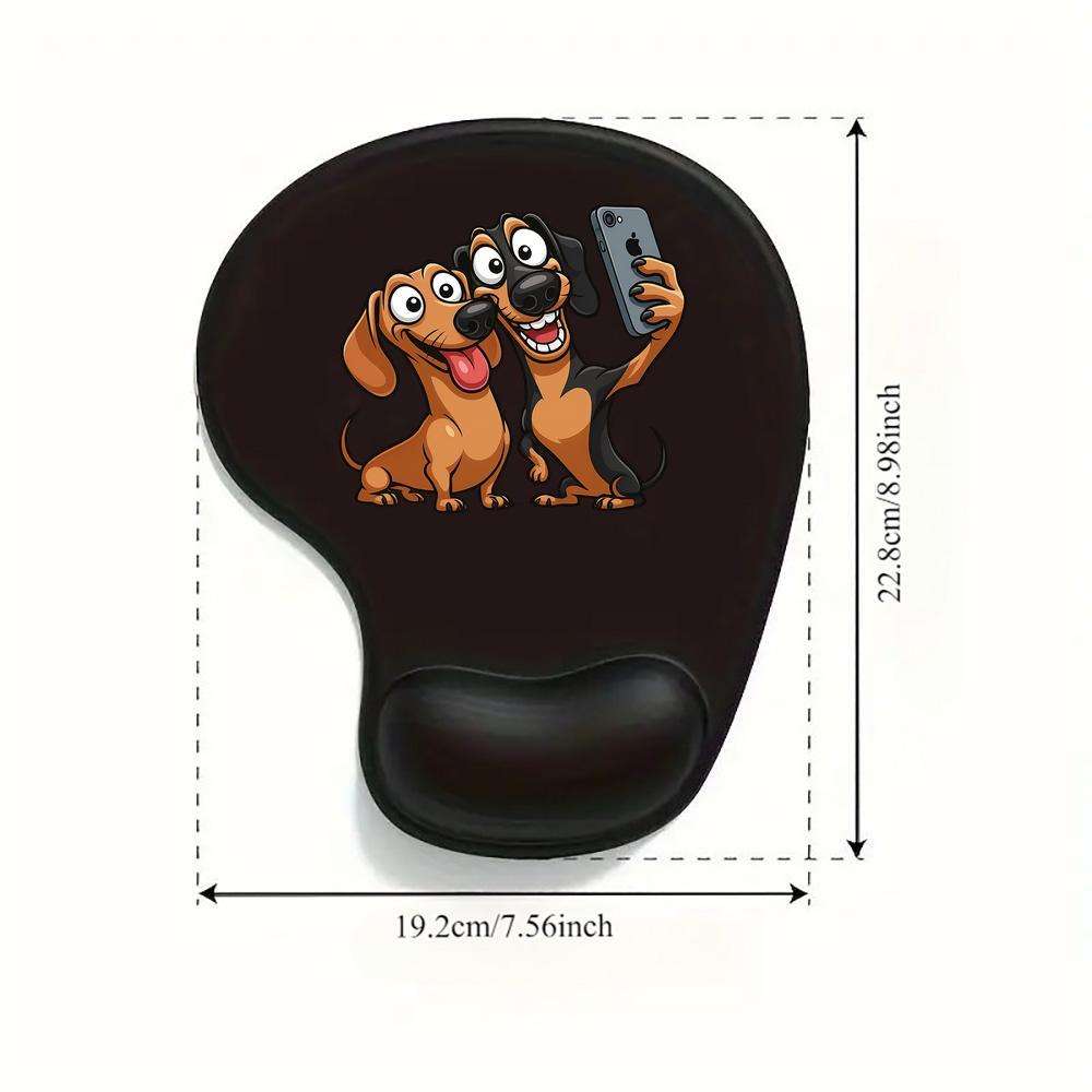 Versatile WearResistant Funny Dachshund Mouse With Wrist For Laptop Workspace