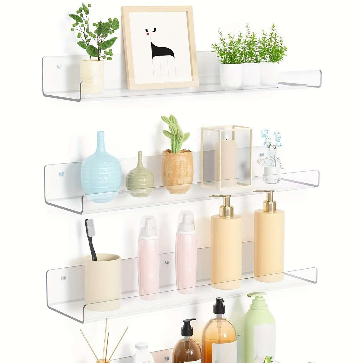 Bathroom Storage Rack Quantity 3Pcs