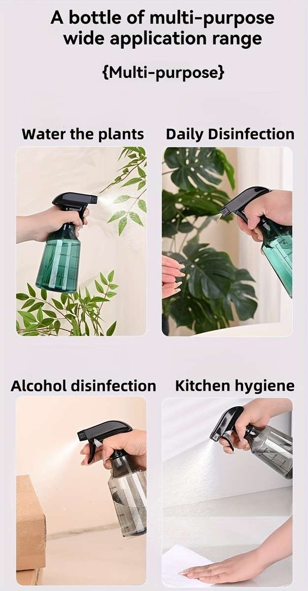 500ml Transparent Plastic Pressure Sprayer