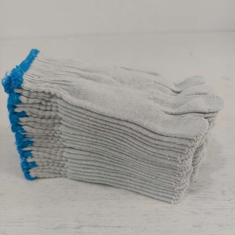 Work Gloves Color 7Pairs White