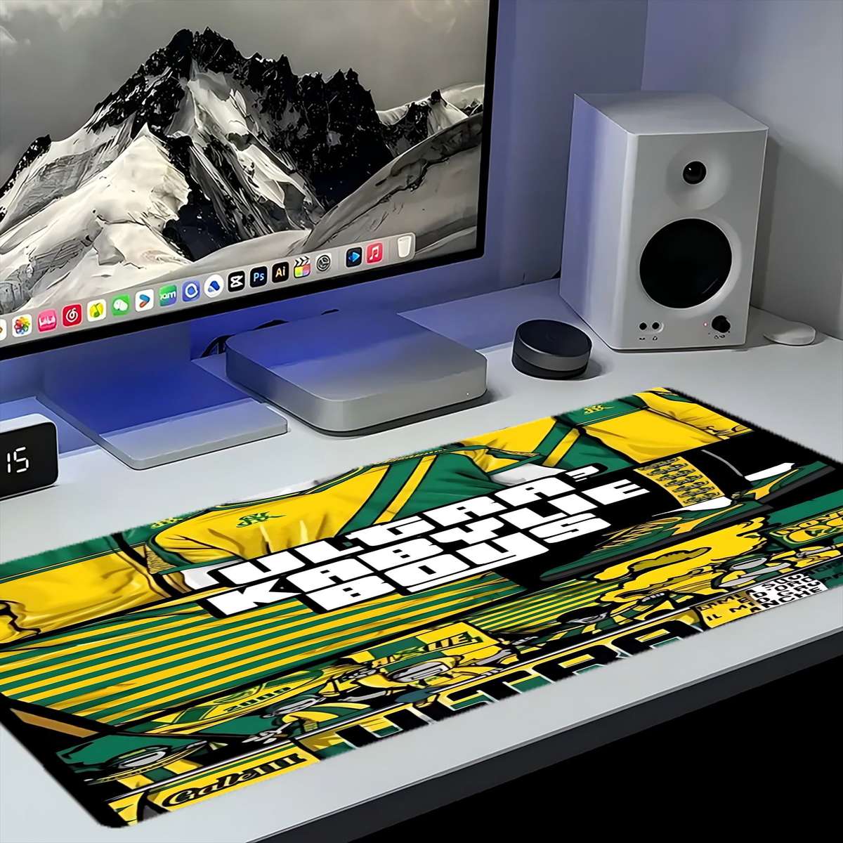 Mouse Pad Color White Size 80X30Cm