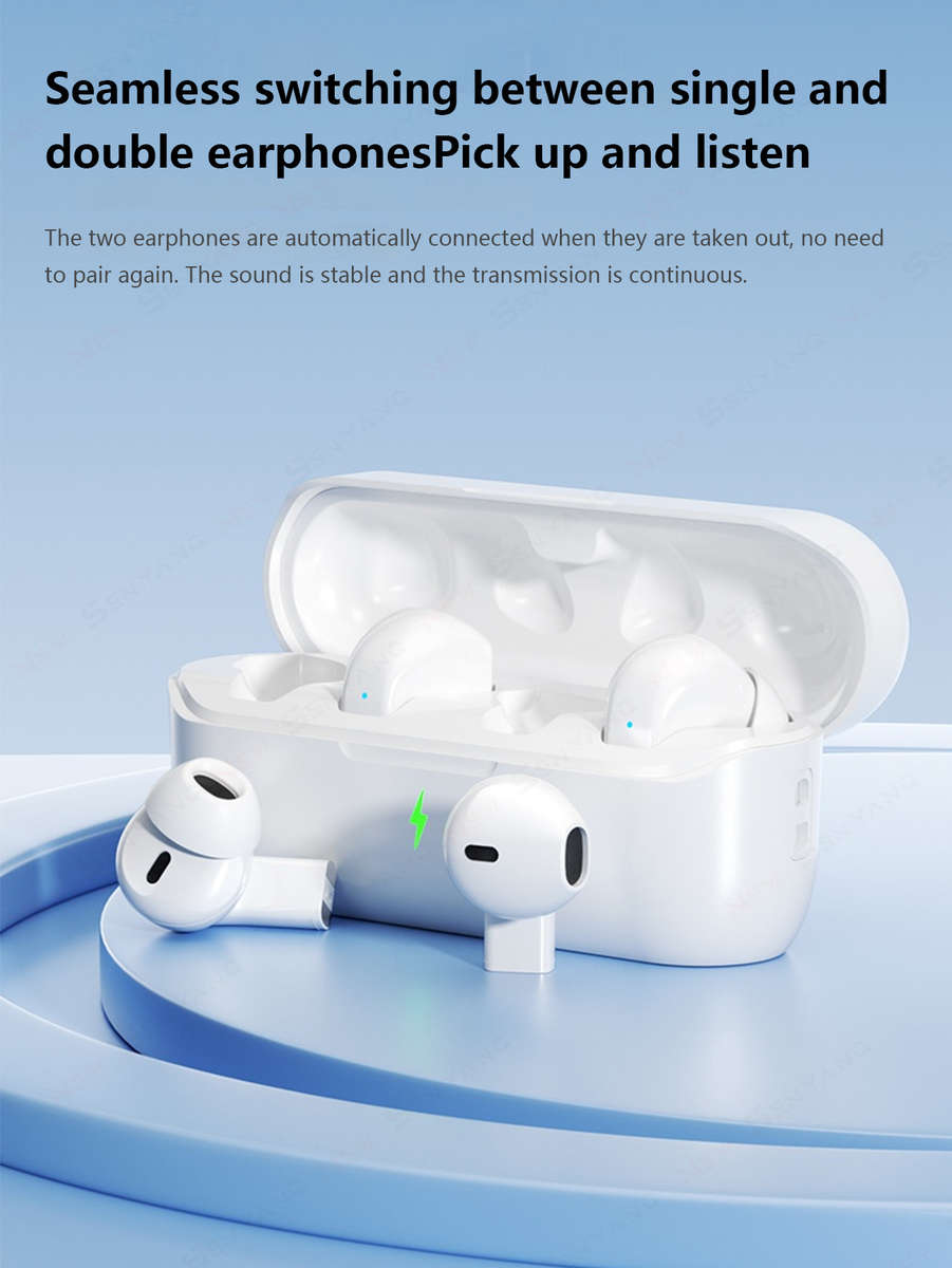 Rechargeable Wireless Earbuds Headphones Headset