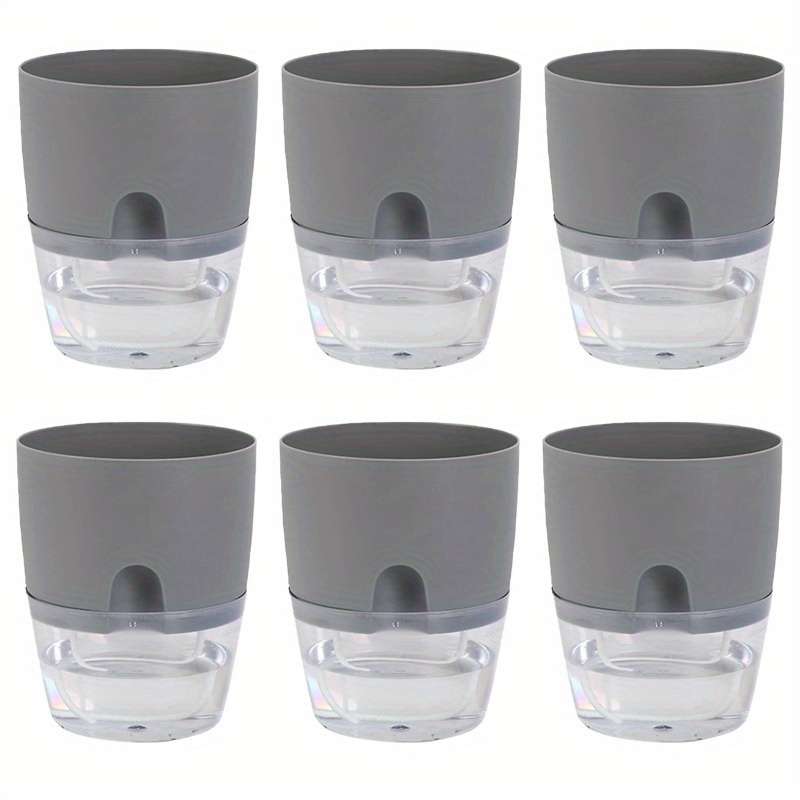 Flowerpot Items Gray 6 Pieces