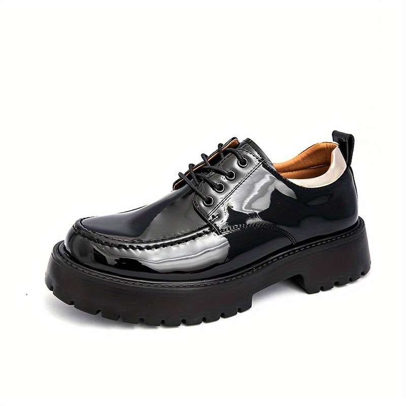 Mens Leather Shoes Color Black Sizeuk 10