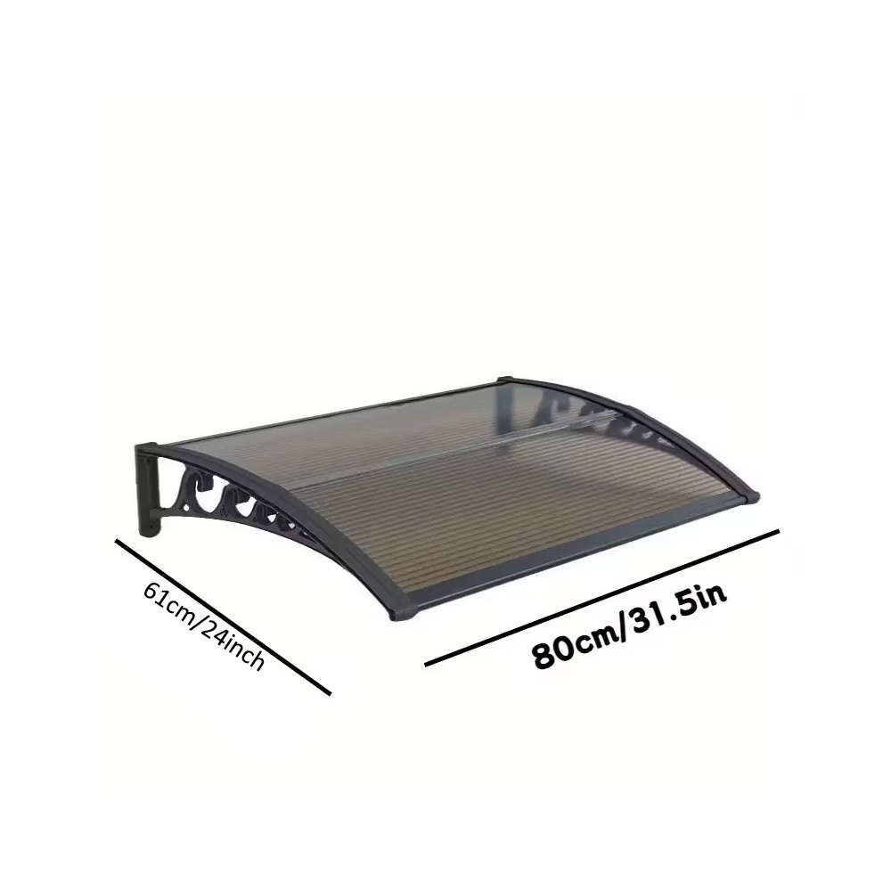 Shade Awning Style 2 Panels  2 Brackets