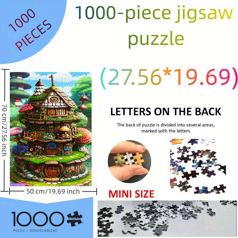 3D Building Model Puzzle Set Model 500Pcs