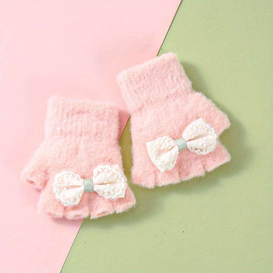 Winter Gloves Color Blue Size 6 To 24 Months