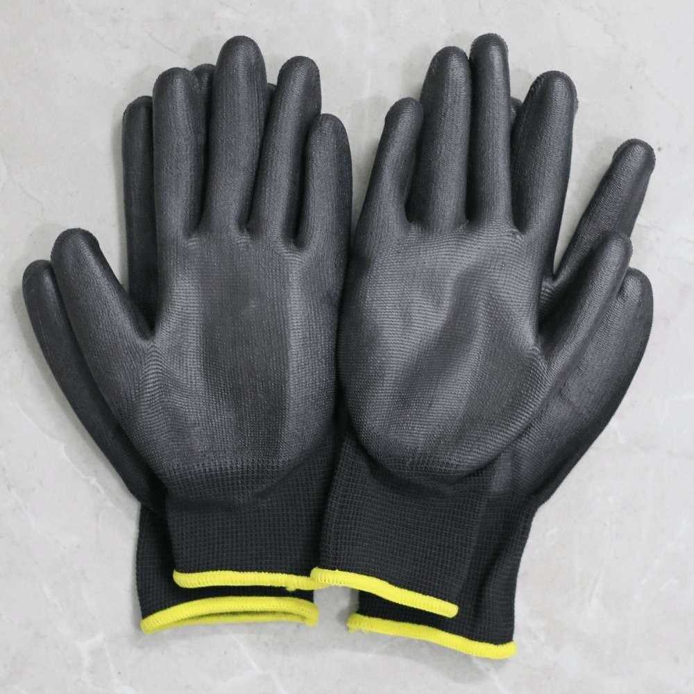 Work Gloves Color Plus Size  Yellow Trim Quantity2 Pairs