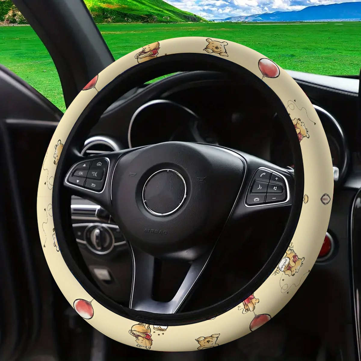 Car Steering Wheel Cover