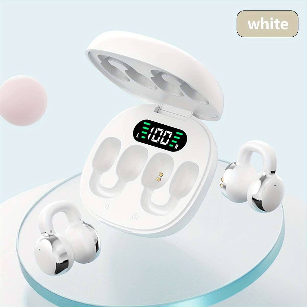 Rechargeable Wireless Earbuds Headphones Headset