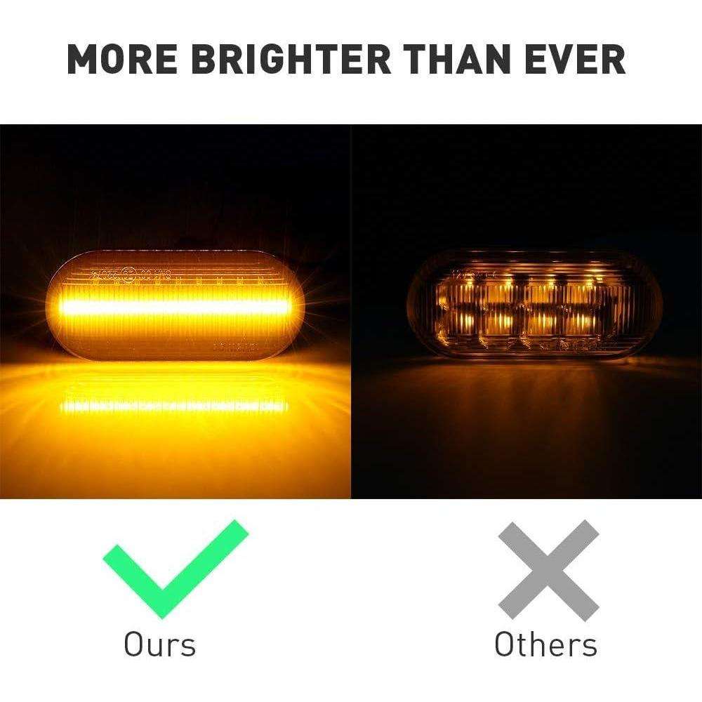Car Lights Color 2Pcs Black Not Dynamic