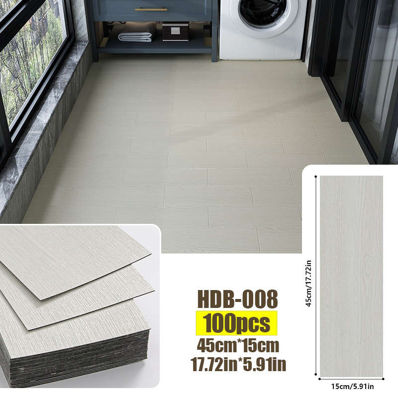 Self Adhesive Floor Stickers Hdb 005 45*15Cm 100Pcs