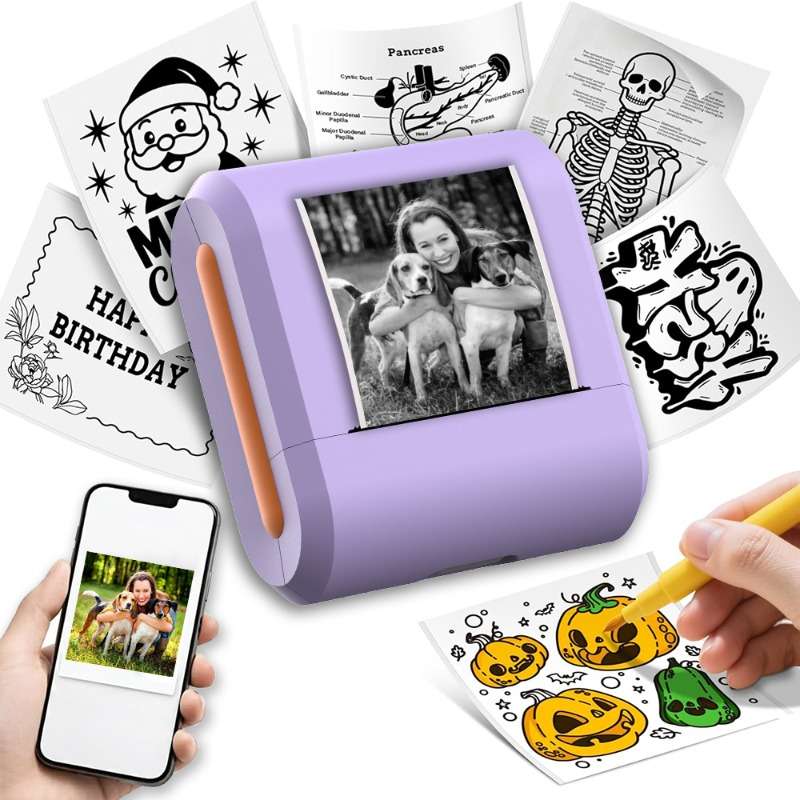 Printer Color Off White Machine Size 9.5X8.5Cm