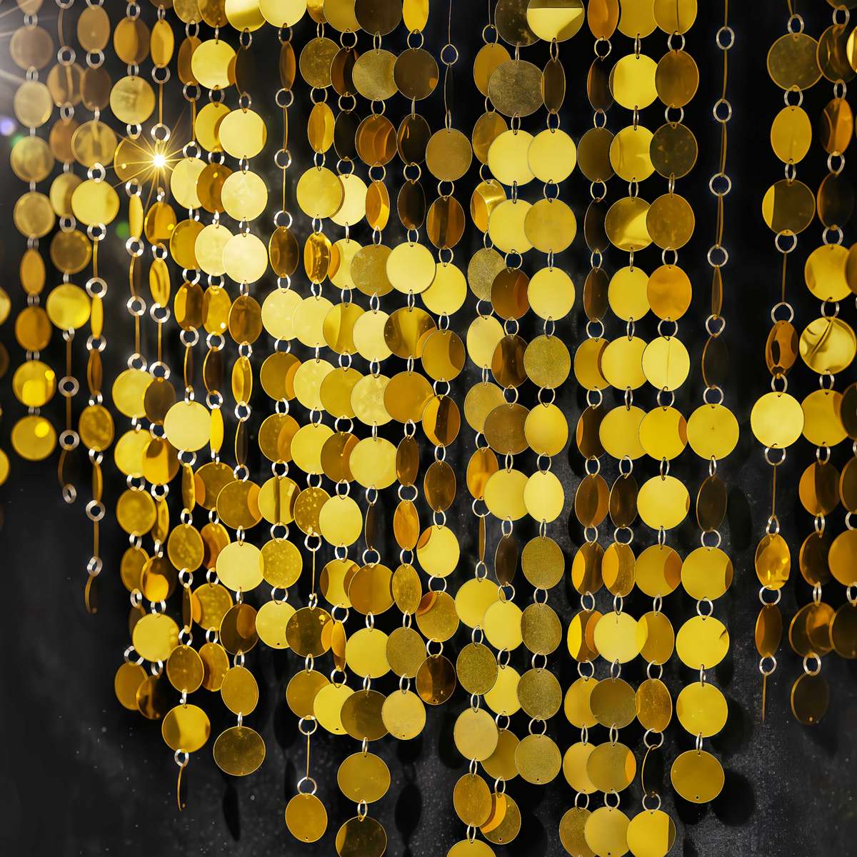 4Pcs Glossy Sturdy Handcrafted Extra Long Meter Golden For Birthday Backdrop