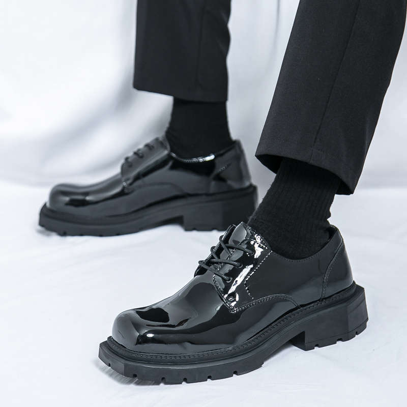 Mens Leather Shoes Color Green Sizeuk 8