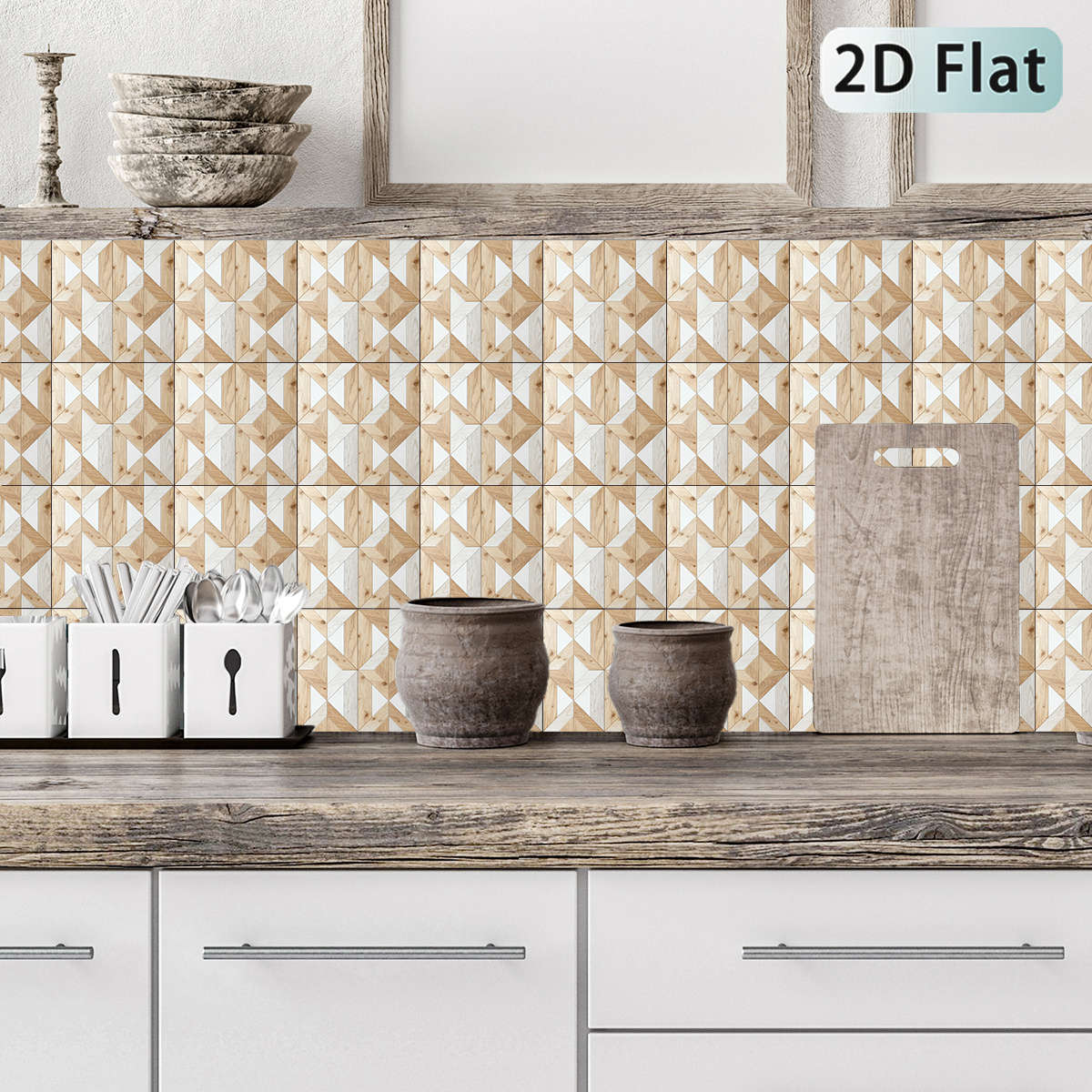 Self Adhesive Floor Stickers 30.0Cm X 30.0Cm X 12 Pieces
