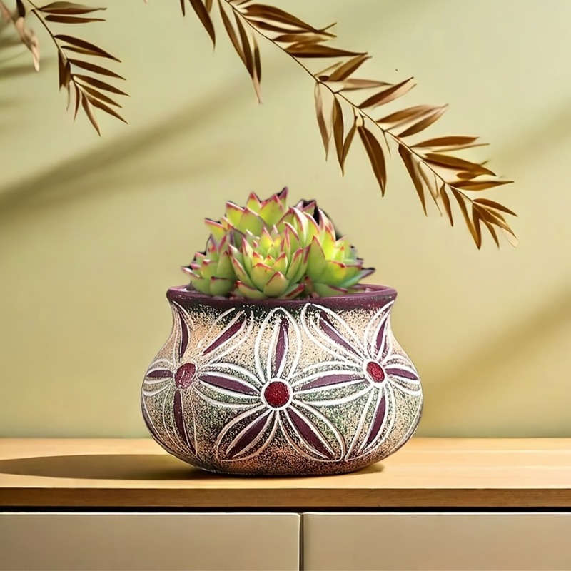 Flowerpot Color Ceramics Quantity2Pcs