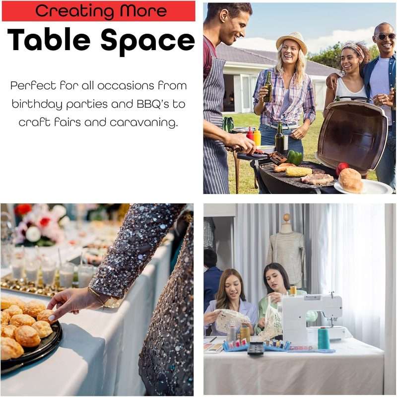 Folding Table 6ft Heavy Duty Indoor Outdoor Garden Catering Foldable Tables
