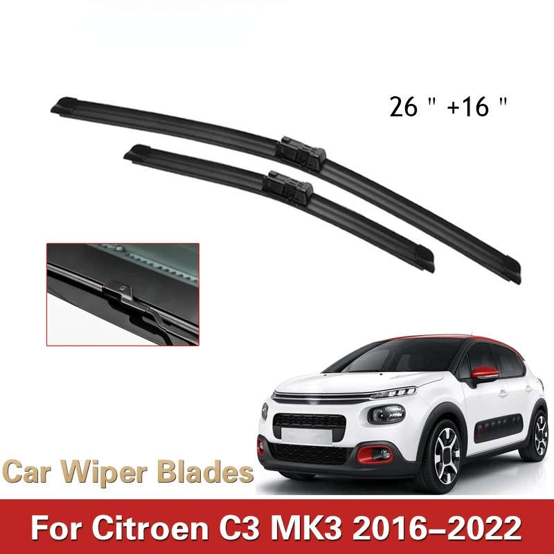 Windshield Wipers Color Front 2Pcs