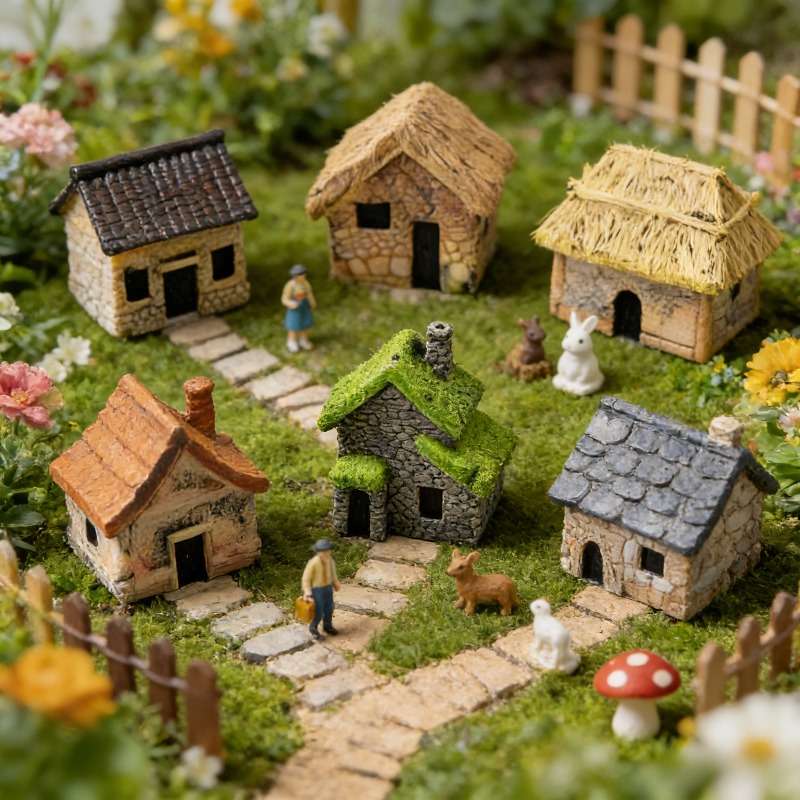 House Model Color 5 Pieces  Randomly