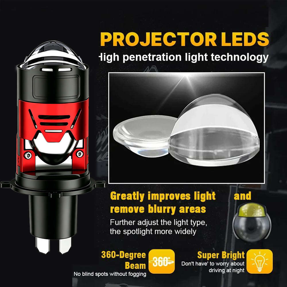 Car Lights Color 2Pcs H4
