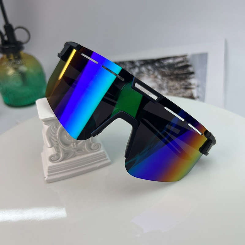 Cycling Glasses Color White Frame Moon Water Mercury