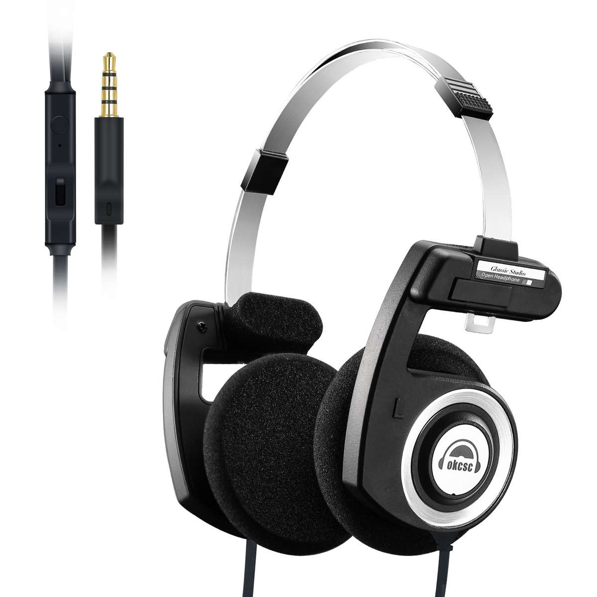 Headset Black Model With Mic