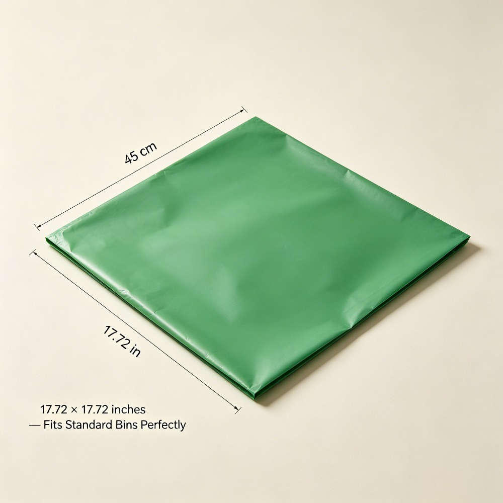 Trash Bag5 Rolls100 Sheets Green