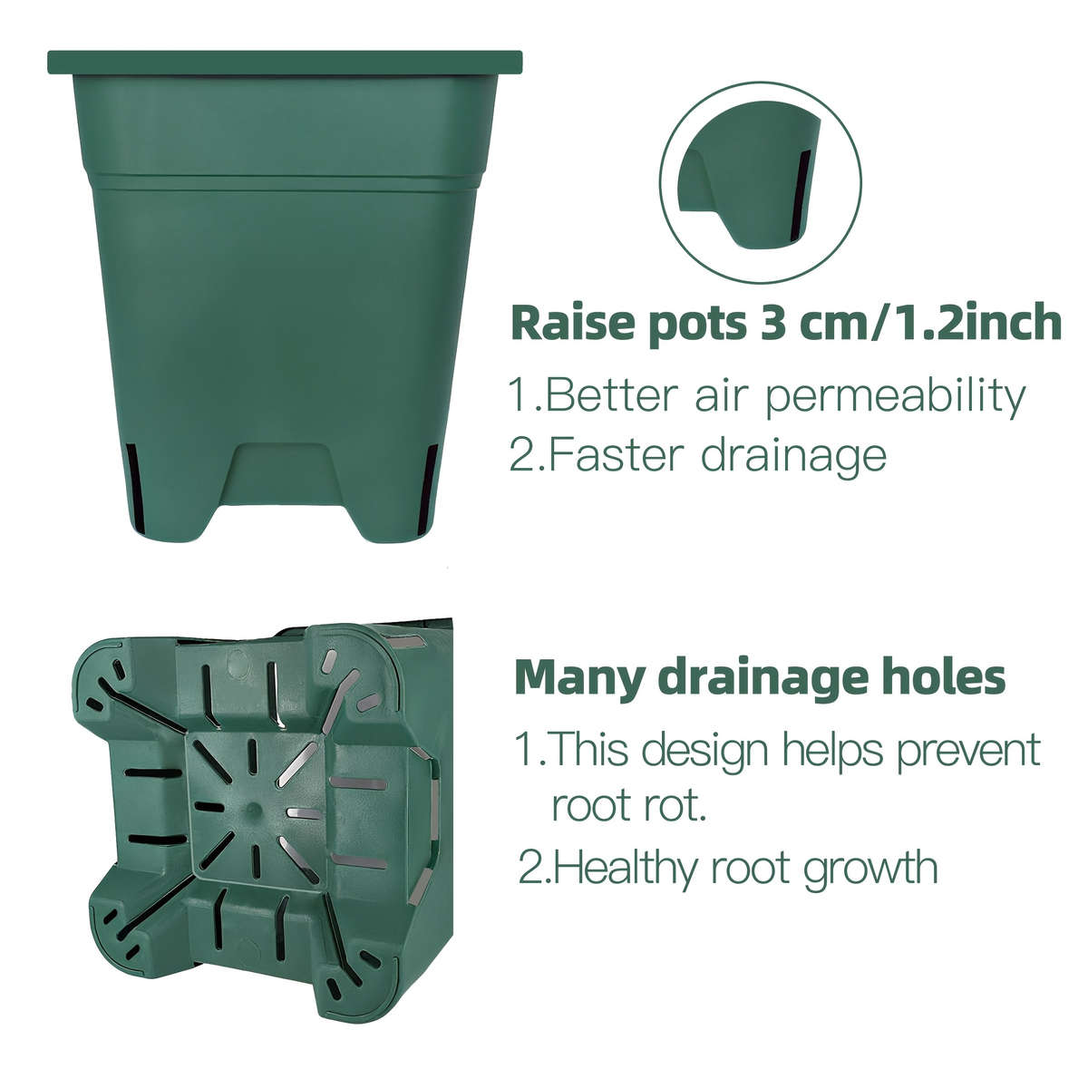 Flowerpot  6 Piecesmodel Extra Large