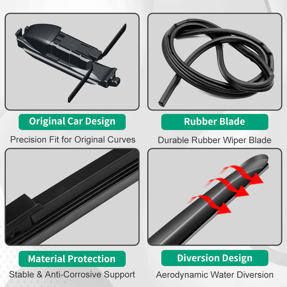 Windshield Wipers Model B2 Quantity 2Pcs