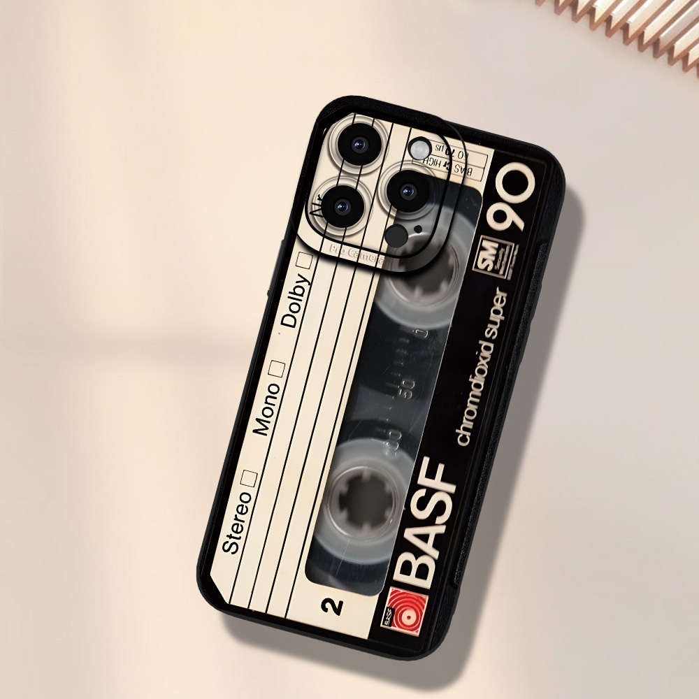 1Pc Black For iPhone 16 Pro Max Phone Case Phone Cover