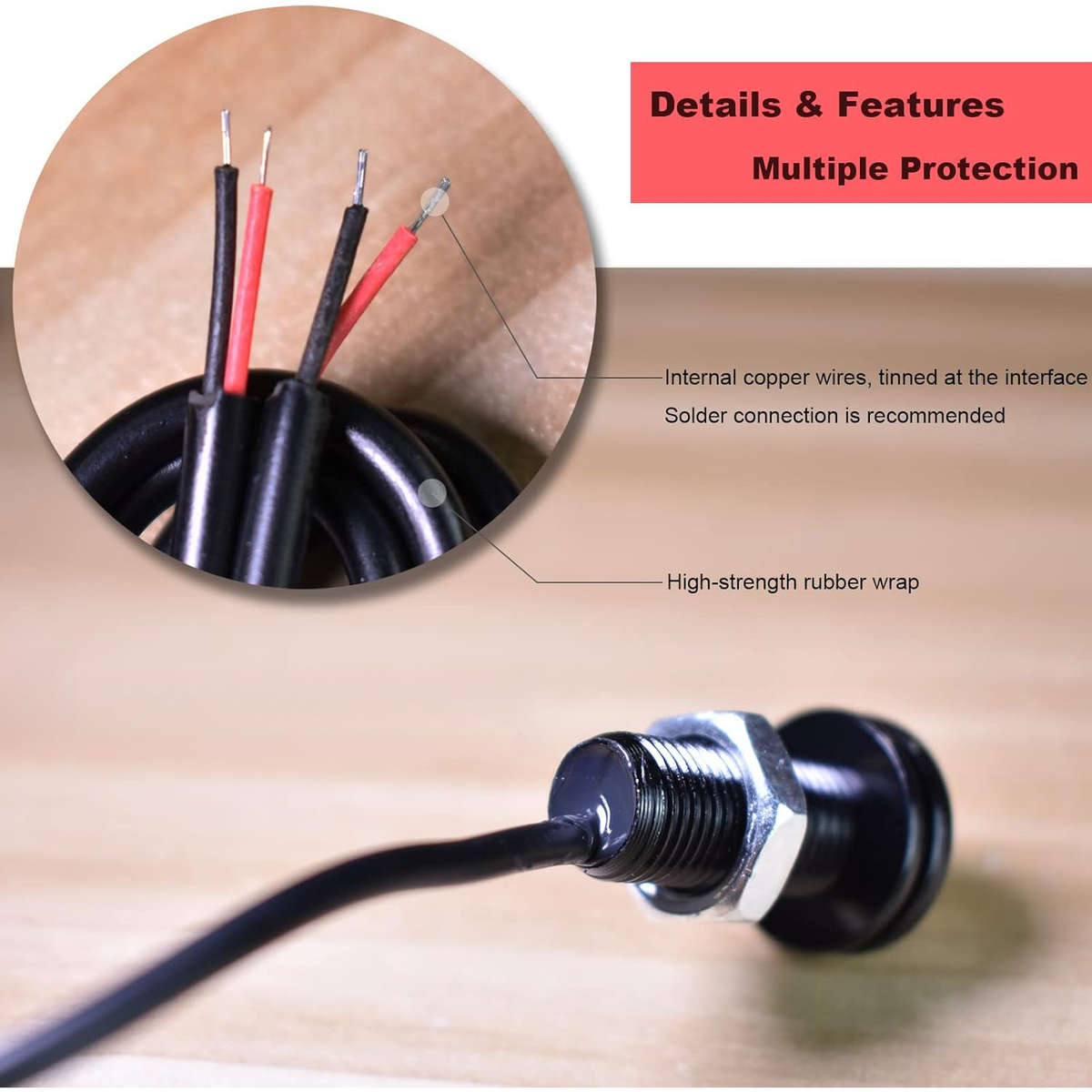 Car Lights Color Red Glow Quantity 5Pcs
